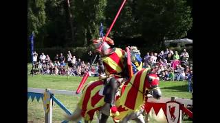 Jousting  Hever Castle [upl. by Eissahc]