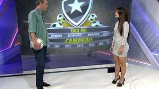 Fernanda Maia gandula destaque na final da Taçaa Rio participa do Globo Esporte [upl. by Flor]