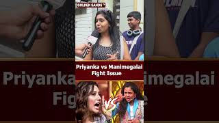 Priyanka vs Manimegalai Fight Issue  Cooku with Comali Issue😡🤬  CWC issue  Vijay TV Show Issue🥵 [upl. by Xyla618]