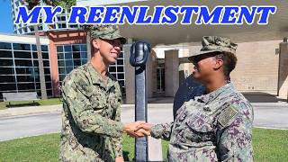 My Last REENLISTMENT in the US Navy [upl. by Retsev]