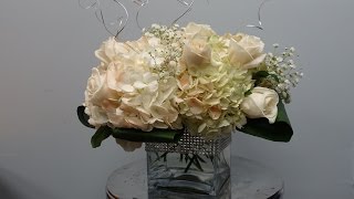 How to make a low flower wedding centrepiece [upl. by Ahsineb48]