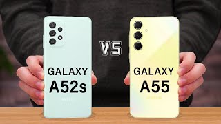 Samsung Galaxy A55 Vs Samsung Galaxy A52s 5G [upl. by Leidba]