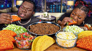 ITS TACO TUESDAY  FULLY LOADED TACOS WITH MY WIFE  MUKBANG EATING SHOW [upl. by Margalo]