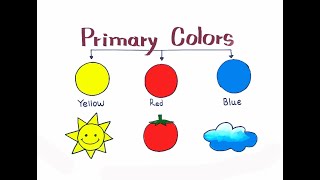 PRIMARY COLOURS DRAWING EASY  PRIMARY COLORS DRAWING PICTURE USING POSTER COLORS [upl. by Burl]