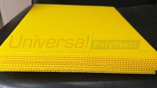 PP Corrugated sheet Sunpack sheet Flute board UNIVERSAL POLYPLAST Rajkot [upl. by Enawtna]