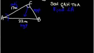 SOH CAH TOA  finding angles [upl. by How]