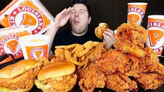 Trying Popeyes New Chicken Sandwich • MUKBANG [upl. by Converse194]