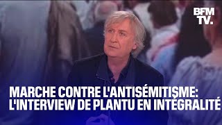 Marche contre lantisémitisme linterview de Plantu en intégralité [upl. by Lal738]