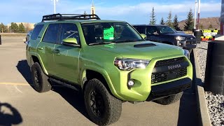 Lifted 2022 Toyota 4Runner TRD Pro in Lime Rush on 28570R17 Tires [upl. by Worden]