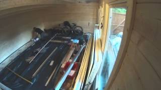 Dunster house Cabin build time lapse [upl. by Kalb185]