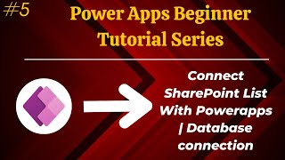 Connect SharePoint List With Powerapps Database connection [upl. by Anilesor198]