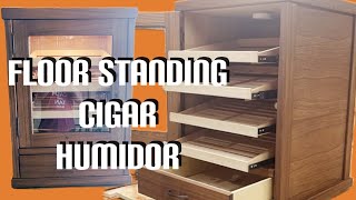 FULL VIDEO OF FLOOR STANDING CABINET HUMIDOR [upl. by Elleirda]