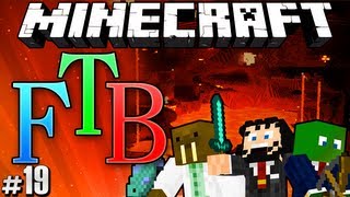 Minecraft Feed The Beast 19  Mystcraft amp The Nether [upl. by Rica]