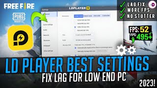 New LDPlayer 9 Lag Fix Best Settings For LowEnd PC amp Laptop New Settings 2024 [upl. by Asiek]