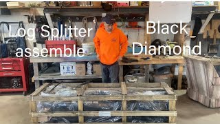 Log Splitter  Black Diamond  assembled [upl. by Ahsinroc813]