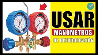 COMO USAR LOS MANOMETROS DE REFRIGERACION ✅ [upl. by Landbert]