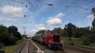 V65 001 Dieselt zum Bierbrunnenfest nach Lübbecke 13082023 HD [upl. by Eulalie]