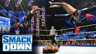 The Usos vs The New Day  Undisputed WWE Tag Team Championship Match SmackDown Nov 11 2022 [upl. by Irmine]