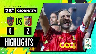 Cosenza vs Catanzaro 02  Il Catanzaro vince il derby al Marulla  HIGHLIGHTS SERIE BKT 2023  2024 [upl. by Inoliel711]