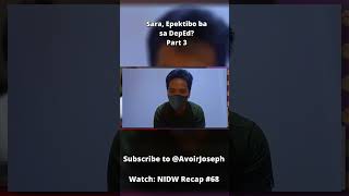 Sara Epektibo ba sa DepEd Part 3  philippines [upl. by Mowbray]