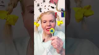 SHORT ASMR CANDY eatingsounds CRINGE OHIO MUKBANG EATING LOLIPOP mouth [upl. by Yendor696]