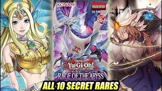 YuGiOh Rage Of The Abyss All 10 Secret Rares [upl. by Koser350]