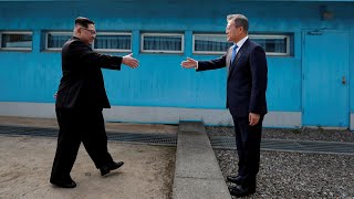 Key moments from historic Korean summit [upl. by Buckie]