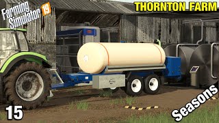 OUR FIRST MILK Thornton Farm Timelapse  FS19 Ep 15 [upl. by Atnuhs27]