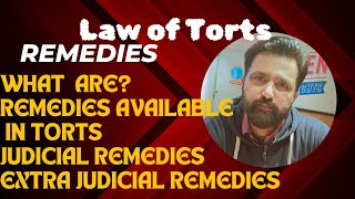 REMEDIES AVAILABLE IN LAW OF TORTS [upl. by Tap44]