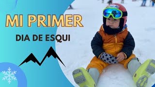 Bastian 20 meses Aprende a Esquiar ¡Su Primera Aventura en la Nieve [upl. by Mellie]