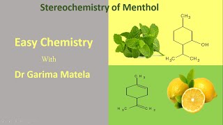 Stereochemistry of Menthol [upl. by Ailemap708]