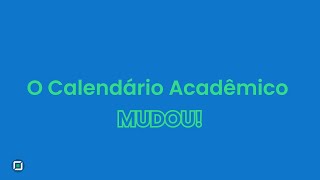 Tutorial Calendário acadêmico [upl. by Yeclek936]