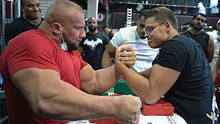 SCHOOLBOY VS LEONIDAS  ARM WRESTLING 2020 [upl. by Neu169]