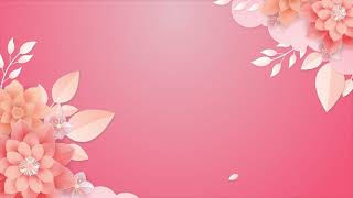 Ultra HD Floral Corner Background Video Loop  Copyright Free Motion Graphic  Flower background [upl. by Jefferey496]