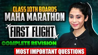 Class 10 Board 2024  Complete English Literature 8080 ✅  First Flight Most Important Questions [upl. by Ode]