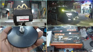 Proman magnetic light mounting with aozoom 5lens led light installed in xuv700 BRCARSTUDIO2929 [upl. by Eevets]