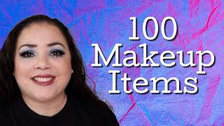 FINALE and INTRO 100 Makeup Items I want to finish in 2023  January 2024  100makeupitems [upl. by Elora]