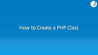 How to Write a PHP Class [upl. by Notxed]