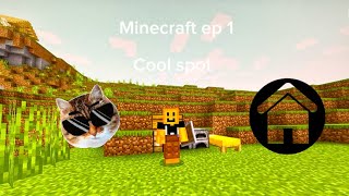 minecraft episode 1 cool base [upl. by Reerg]