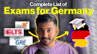 Ultimate LIST of EXAMS YOU NEED to Study in Germany  TestAS GRE and more [upl. by Omura]