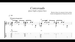 Fingerstyle Guitar  Corcovado From Bossa Nova Collection Nr10 [upl. by Devol]