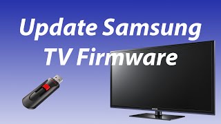 How To Upgrade Software Version on a Samsung TV NonSmartTV [upl. by Pinette]