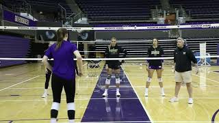 Blocking in Volleyball  Bunch Read System Spacing [upl. by Yblehs]