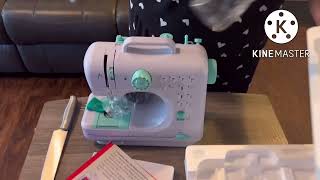 Best choice products 6V portable sewing machine ￼ Unboxing  JyotiRamesh [upl. by Anatnom]