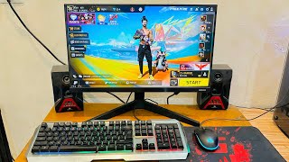 HOW PC PLAYERS PLAY FREE FIRE 🖥️ 🎯 RYZEN 5 5600G [upl. by Stefa]