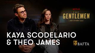 Kaya Scodelario and Theo James on the heightened world of Guy Ritchies The Gentlemen  BAFTA [upl. by Caesar635]