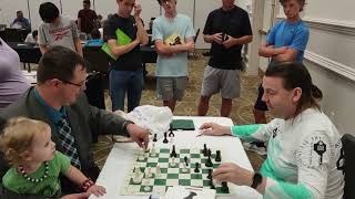 Chess Grandmaster Jacob Aagaard Vs 1400 Amateur [upl. by Ardnek204]