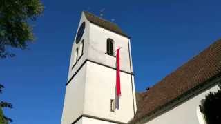 Glockenläuten der reformierten Kirche in Bonstetten Schweiz [upl. by Harwin745]