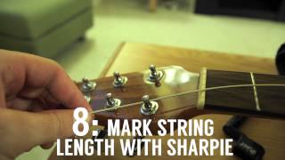 How To String an Ovation Acoustic Guitar [upl. by Elmore]