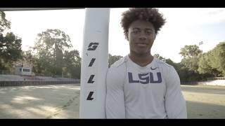 No 1 prospect Derek Stingley Jr commits to LSU with highlights [upl. by Sunderland26]